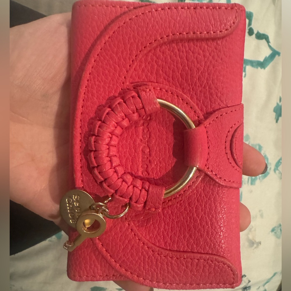 See by Chloe wallet in pink